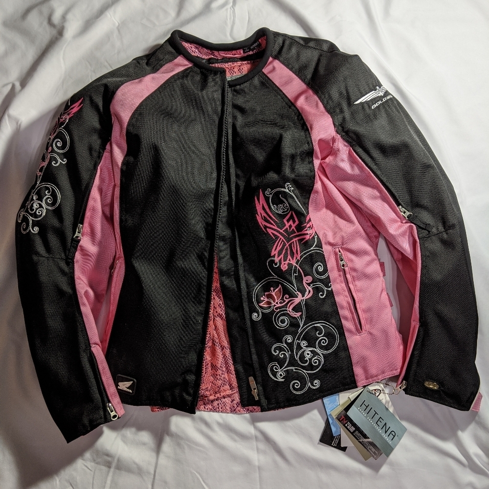 Joe Rocket motorcycle jacket w/ protective pads Lg